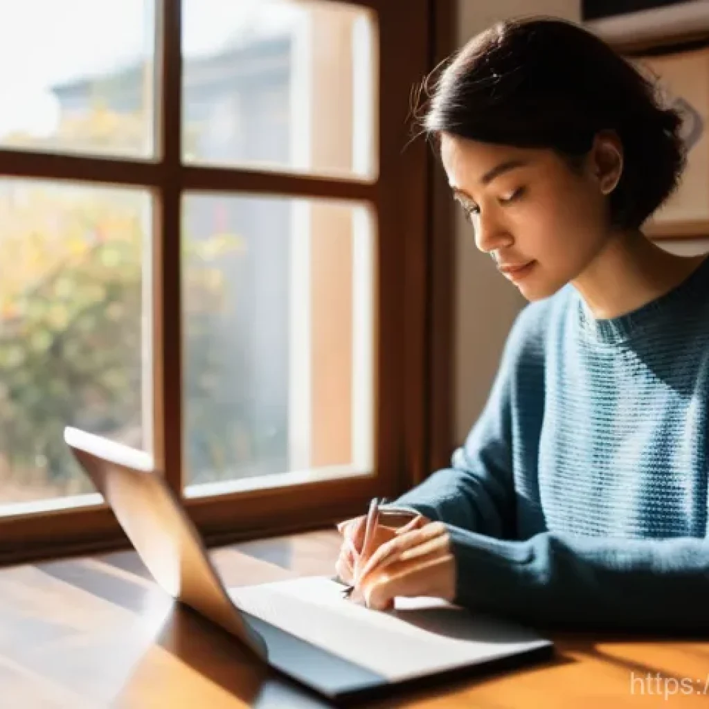 번역사의 하루 일과 - **Prompt 1: Translator's Focused Morning Ritual**
A diverse female translator in her late 20s to...